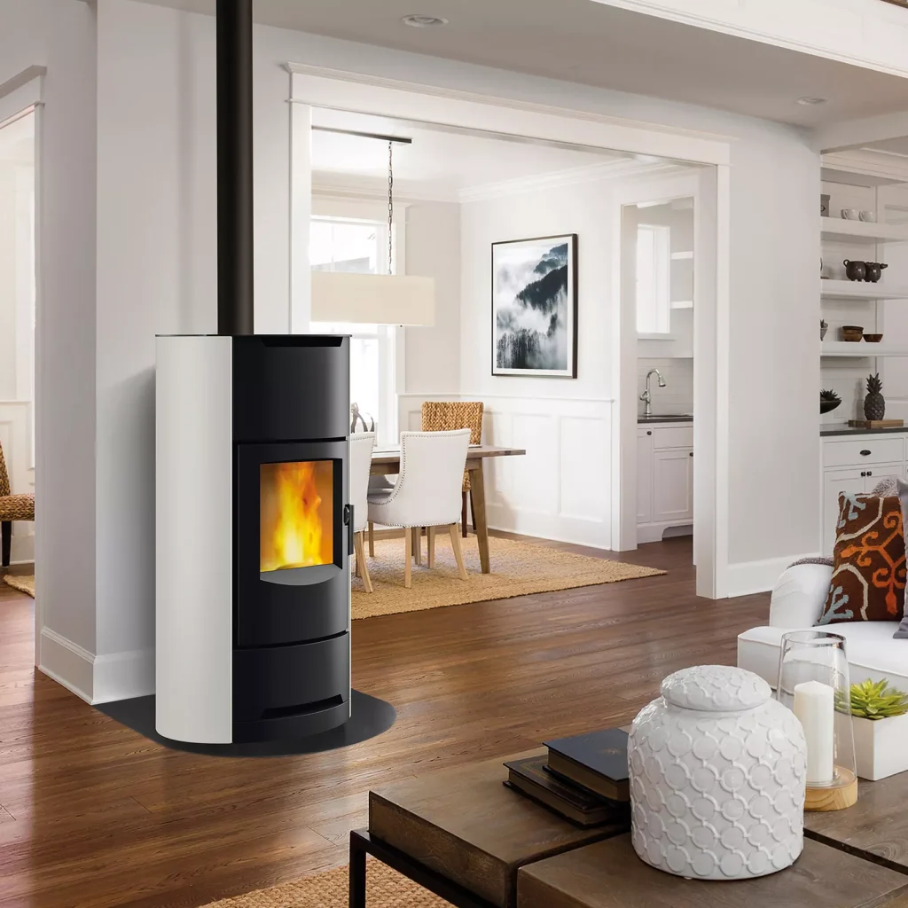 Poeles Et Cheminees Lencot Poele Morlaix P122TSVBLC P122T Blanc Chaud Sortie Verticale B 1600x1600 2 1024x1024 1