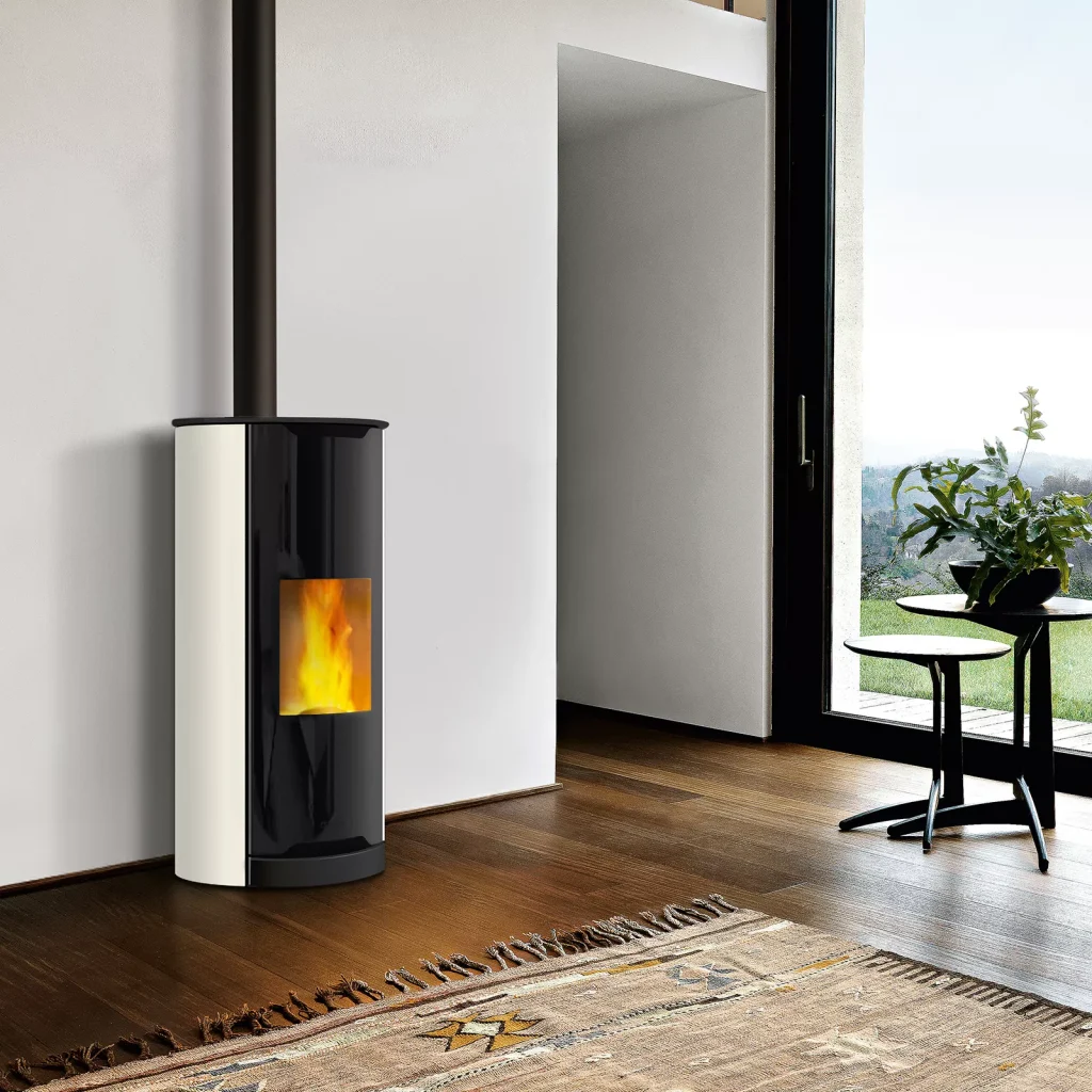 Poeles Et Cheminees Lencot Poele Morlaix P921TFGSVBLC P921T FG Blanc Calce Sortie Verticale B 1600x1600 2 1024x1024 10