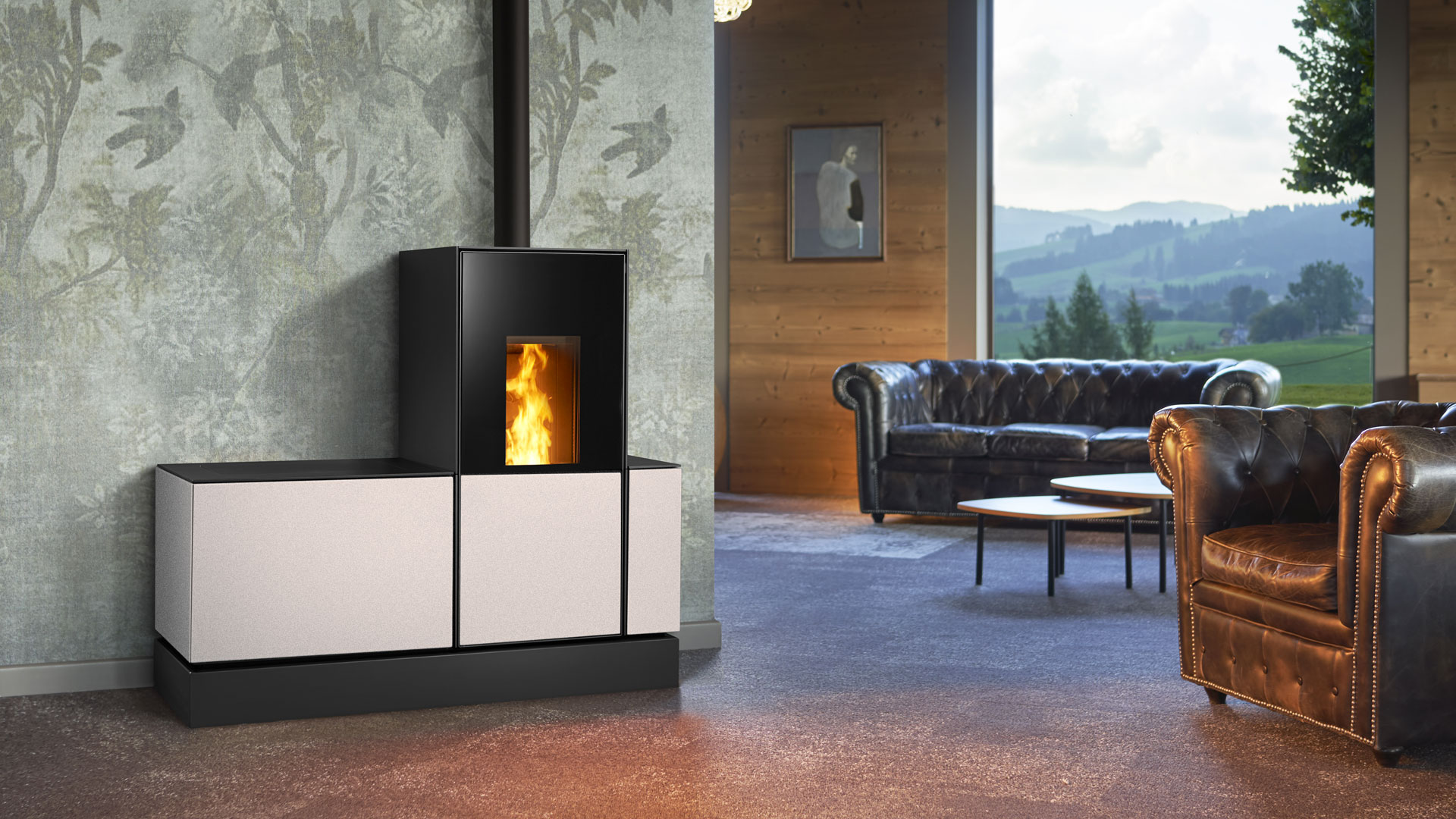 Poeles Et Cheminees Lencot Poele Morlaix Slider Website 60anniversary Pellet New3